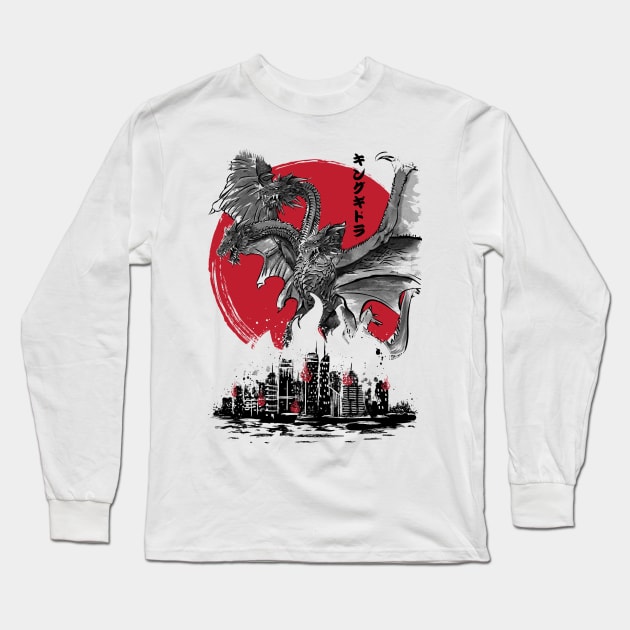 The King of Terror Attack Long Sleeve T-Shirt by DrMonekers